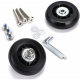 2 Pcs Suitcase Castors Spare Wheels Bearing Repair Compatible with 6018mm Luggage Suitcase