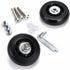 2 Pcs Suitcase Castors Spare Wheels Bearing Repair Compatible with 6018mm Luggage Suitcase
