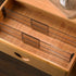 4 Pcs Drawer Organizer Transparent Black Cutlery Tray for Kitchen Bathroom or Bedroom Drawers Adjustable Plastic Drawer Divider