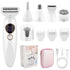 5, in Body, Eyebrows Bikini Line Intimate Trimmer, 1 Electric Shaver for Women, IPX7 Waterproof Bikini Trimmer with USB Charging Station for Face