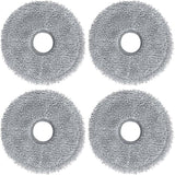 4 Pcs Replacement Mop Pads Me and L20 Ultra and X40 Ultra and Xiaomi X10 and and X20 and Robot Vacuum Cleaners