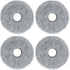 4 Pcs Replacement Mop Pads Me and L20 Ultra and X40 Ultra and Xiaomi X10 and and X20 and Robot Vacuum Cleaners