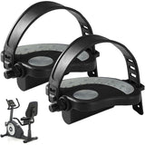 2 Pcs Exercise Bike Pedals Under Desk Bike Pedals, 9 and 16 Stationary Bike Pedals for Exercise Bike Dynamometer Spinning Indoor Pedals