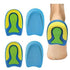 Paires of Talonnettes Orthopediques in Gel of Silicone for Tailles L and S for Fasciite Plantaire and Douleurs Au Tendon of Achille