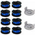 10 Packs Coil of Spare Compatible with Ryobi One and AC14RL3A, Compatible with Cutting - Edge Inch for Ryobi