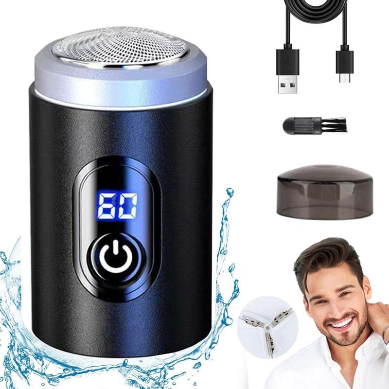 Waterproof Electric Razor for Intimate Body Hair, 1 Set Body Hair Mower Men S Groin and Testicle Mower