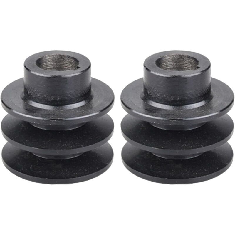 2 Pcs Poulies a Belt and Alesage 54 and of Diameter Poulie a Double Rainure Compatible with Motor 168F 170F Poulie Motor of Spar, 19 mm, 20 mm, 56 mm