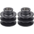 2 Pcs Poulies a Belt and Alesage 54 and of Diameter Poulie a Double Rainure Compatible with Motor 168F 170F Poulie Motor of Spar, 19 mm, 20 mm, 56 mm