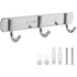 Patere a 3 Hooks in Steel Stainless for Bedroom a Coucher Armoire, Kitchen Bathroom