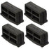 4 Pcs Ladder Stabilizer Pads Slip, in Rubber Anti-for Legs of Folding Ladders, 60 X 22 mm, 22 mm