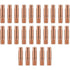 25 Pcs Contact of Nozzles of for Nozzle a Gas and Gas Without Torch of Welding MIG and MAG Consumables a MIG Welder MIG