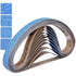 12 Pcs Bandes Abrasives Corindon of Zirconium Elimination of the Rouille Grain 40 and 60 and 80 and 120 Broyage of Seals Metall, 25 X 762 mm, 762 mm