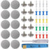 60 Pcs Button of Tools of Toit of Car Decoration Mounting Cap a Screws Repair of Toit of Boucle Fixe of Toit of Ciel of Toit for Fixe
