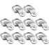 10 Pcs Hooks of Arrimage in Shape of D for Car Truck, Bateau Remorque, Cargaison Anneaux in D Tres Resistants