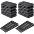 36 Pcs Furniture Leveling Wedges Black, Slip Tables, Chairs Cabinets, Waterproof and Non-Stackable for Furniture Made of Flexible Plastic