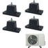 4 Pcs Rubber Anti-Shock Absorber Mounts Units Vibration Pads for Air Conditioners, 4cm