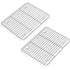 2 Pcs Stainless Steel Cooling Racks Dishwasher Safe Baking Wire Racks, 30 X 23 cm, 23 cm