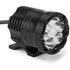 2 Pcs Phare Motorcycle Feux Additionnels LED Compatible with Road 4X4 ATV