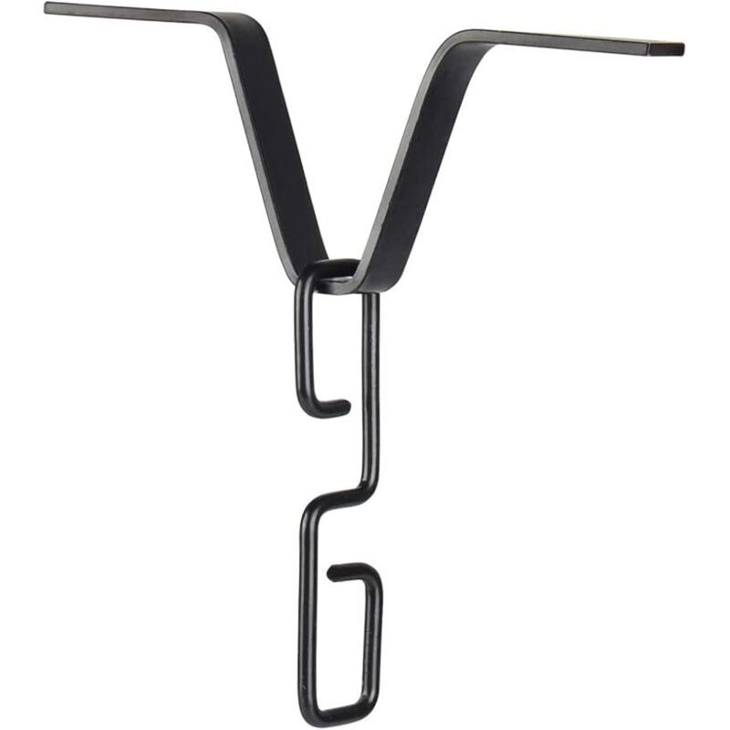 Adapter of Chain of Pluie Compatible with Gouttieres Adapter of Chain of Pluie in Shape of V Black