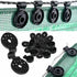 100 Pcs Clips for Shade Cloth Shading Net Clips of Mounting Anti-UV Treated for Brise Vue Clips of Mounting for Tarp for Cloture