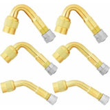 Pieces Tire Valve Rallonge, 45 Degree, 90 Degree, 135 Degree Extension Valve Tire of Adapter Connector Prolongateur Coude