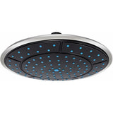 Round Rain Shower Head with Straight Screw Thread, 10 Inch