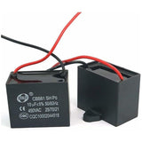 2 Pcs CBB61 450V AC 50 and 60Hz Fan Motor in Current Capacitor10uF