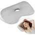 Ear Piercing Cushion Gray, Piercing Pillows with Hole Ear Piercing Pillow with Zipper for Lateral Ears and Pain Relief, 8.9cm