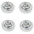 4x Mower Wheel Bearing X for Garden Tractor Maintenance, 12.7mm, 28.6mm