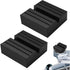 Pieces Tampon Carre Bloc of Cric in Rubber with Rainure Carrees Holder of Cric Jack Pad Bloc Automobile Hydraulique Cale for Cric of Car, 75x75x25 Mm