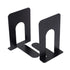 Bookends - Metal - Iron bookshelves - To be used for supporting books and organizing your desk - 13 × 15 × 16.5 cm - Black