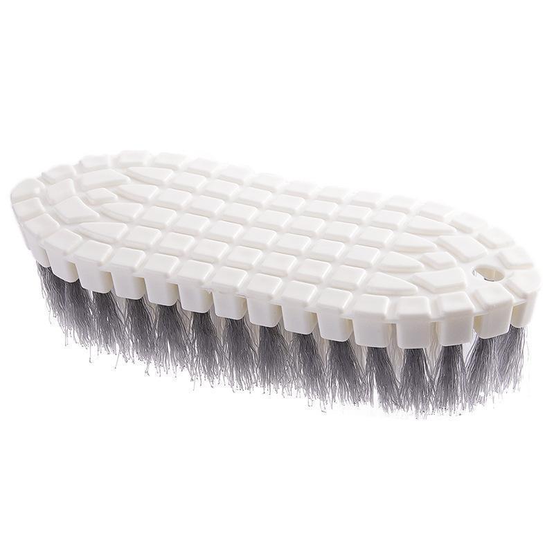 Brush - Multifunctional cleaning brush - Sturdy hand brush with stiff bristles - Multiple flexible brush heads - Suitable for cleaning bathtubs, kitchens, faucets and corners - Set of 2