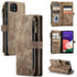 Compatible with Samsung Galaxy A22 5G Case Wallet Durable PU Leather Magnetic Flip Zipper Card Holder - Brown Brown ingen_max