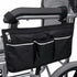 Bag for (black, 32.5 x 18 cm) wheelchair with pockets