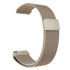 Stainless Steel Milanese Magnetic Watch Band for Garmin venu 2/venu SQ/venu 2S Venu2S Vintage Gold