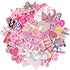 Preppy Stickers Pink Animal Stickers Luggage Skateboard Fridge Mobile Phone Computer Skateboard Water Bottle Suitcase Car Stickers 50 pcs_max