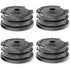 pcs lens spools for Bosch grass trimmer reels, nylon replacement spool for Bosch F016800351 ART 24, 27, 30 and ART 30-36 LI (6.1 mx Ø1