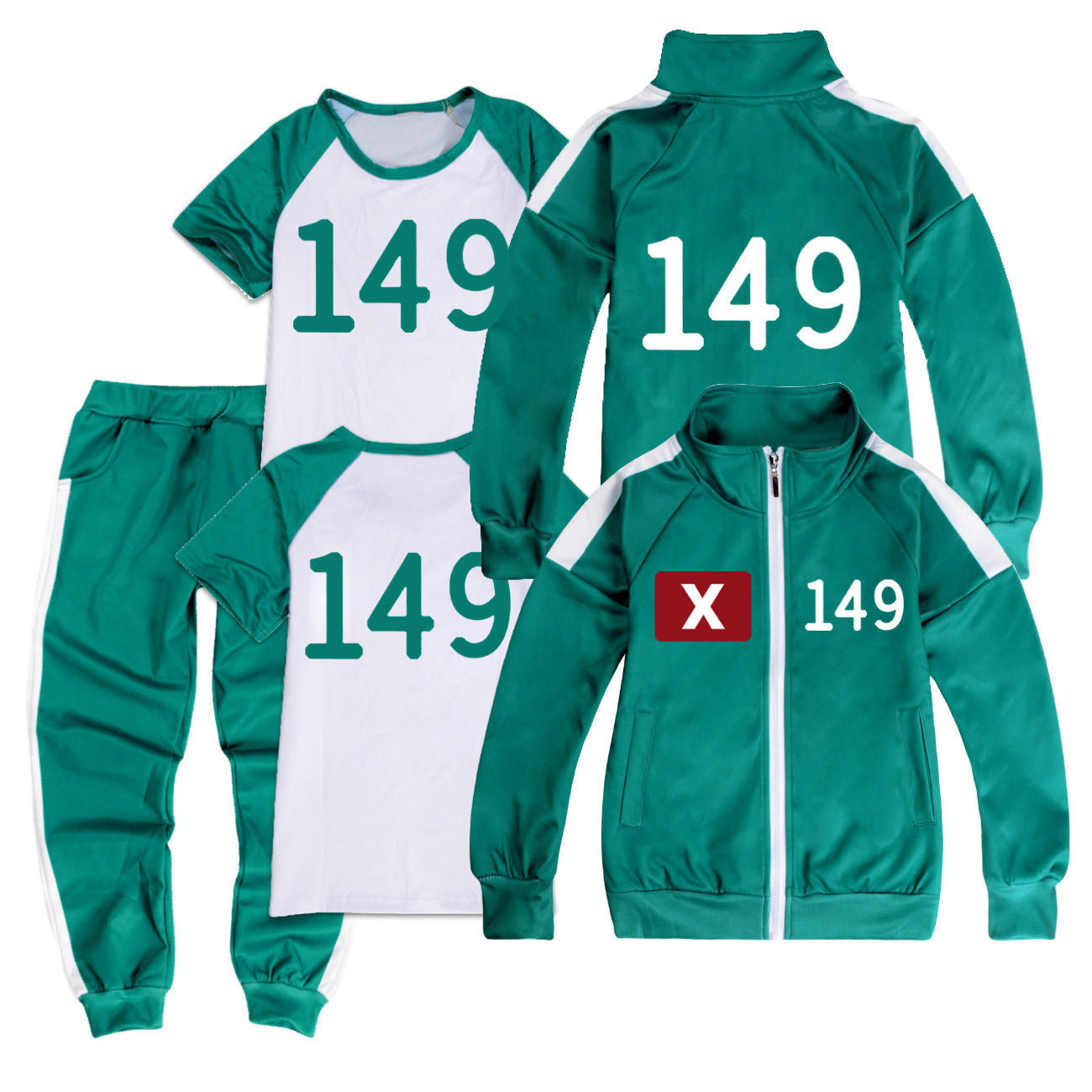 Squid Game, sportswear, complete set with rope 149 122