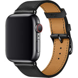 Black/Brown Compatible with Apple Watch Strap 38/40/41 mm, Leather