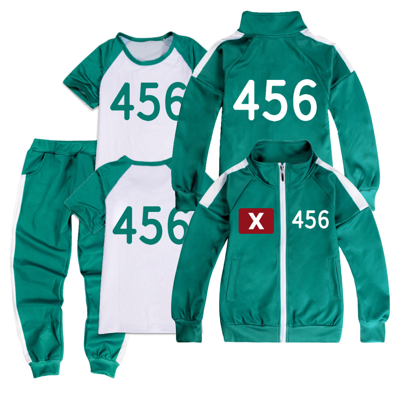 Squid Game, sportswear, complete set with rope 456 158