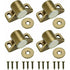 pcs magnets for cabinet doors, magnetic door lock, magnetic door closer with 4 washers and 12 screws, magnetic cabinet closure for furniture, wardrobe, cupboard