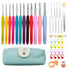 45-piece crochet set with needles, markers, tape measure - Knitting Kit Multicolor multicolor