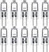 G4 halogen lamps 10W 12V - Warm white - 10-pack 10pcs 10pcs 10W
