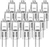 G4 halogen lamps 10W 12V - Warm white - 12 pcs 10W 12pcs 10W 12pcs