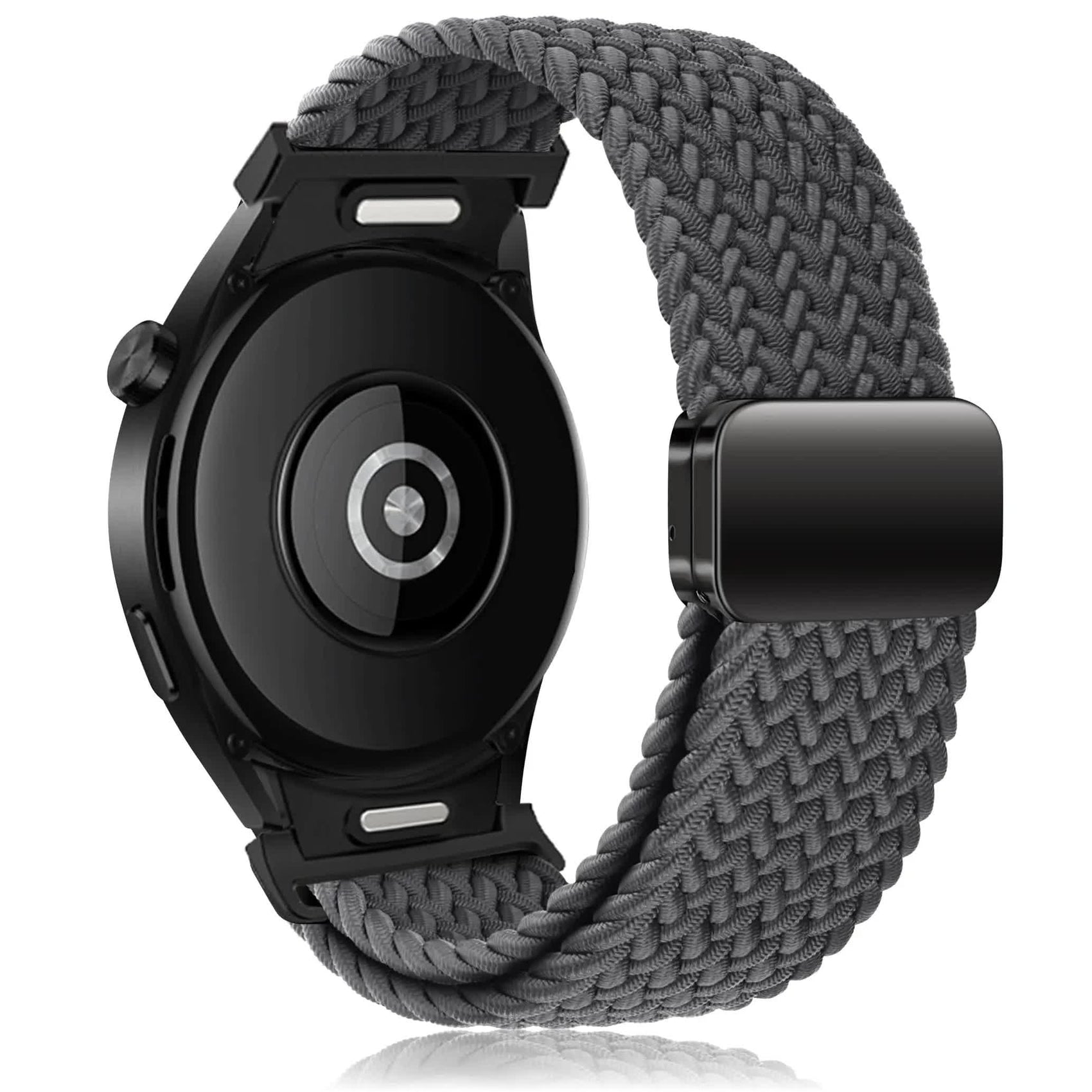 Braided Strap for Samsung Galaxy Watch 6 4 classic/5 Pro 45mm 47mm 43mm 44mm 40mm Magnetic Strap Without Gap Galaxy watch 6 band space gray space gray 6 classic 43mm 47mm