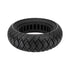 10-inch 10*3 off-road solid tire 255×80 non-slip explosion-proof tire 80/65-6 airless honeycomb tire Black Tire only