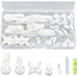 39 pcs Grooveless Wall Mounting Hooks, Picture Wall Hook, Picture Hanging Hook, Picture Hook, Wall Hooks for Hanging Photo Frames Paintings Clock