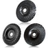 Wood sanding disc 125 mm, 3-piece sanding discs for shaping, sanding and cutting. Wheel for angle grinder,