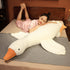 Giant White Goose Stuffed Animal Duck Plush Pillow 130cm