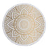 Round microfiber mandala beach towel hippie boho beach towel with tassels oversized wrap blanket tr